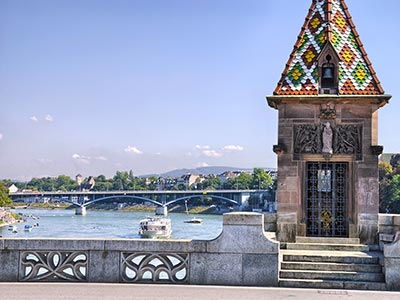 Rheinbrücke in Basel/Schweiz